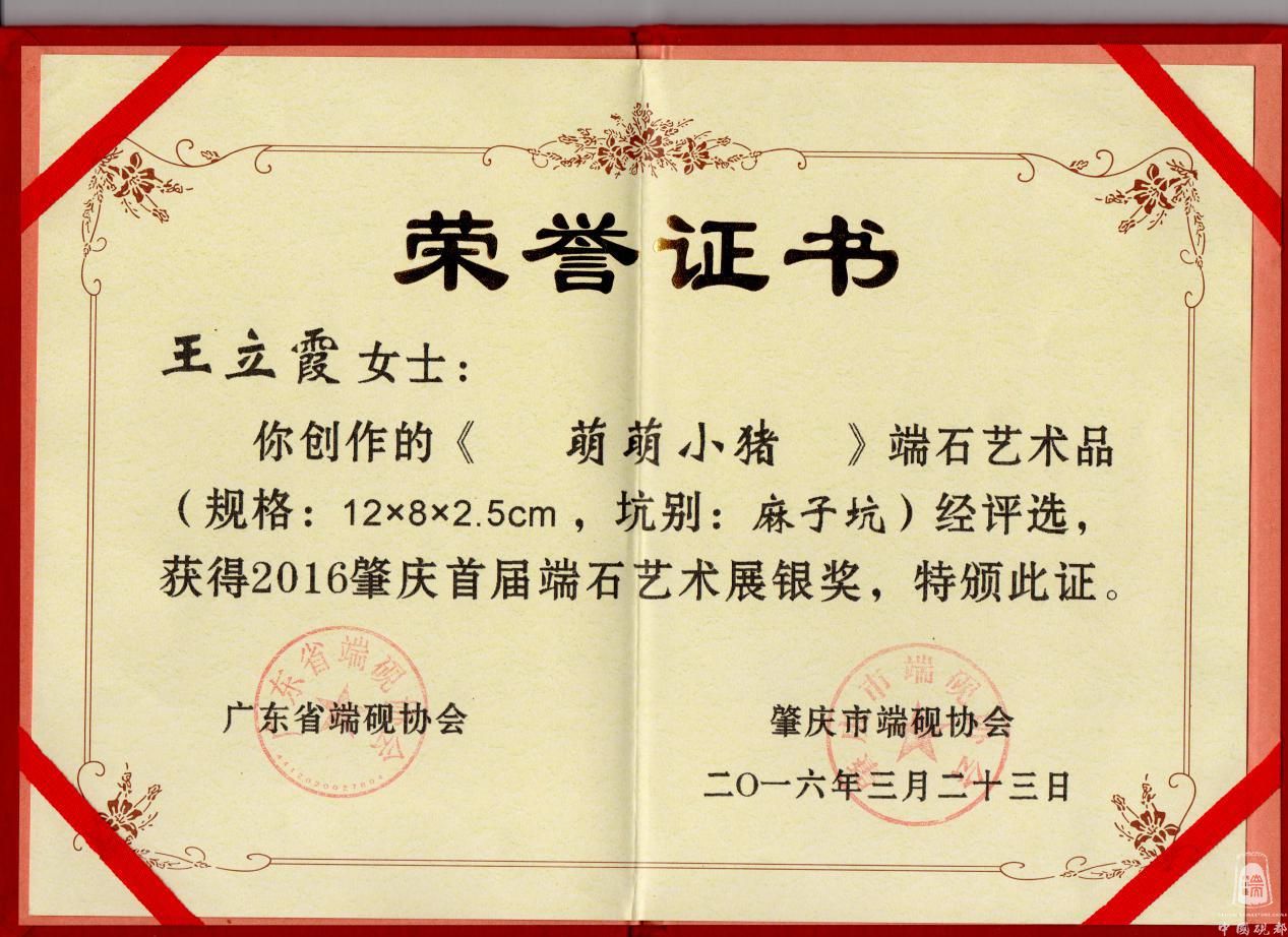 《萌萌小猪》银奖