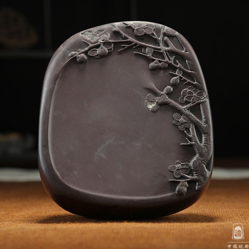 端砚麻子坑《暗香浮动》砚