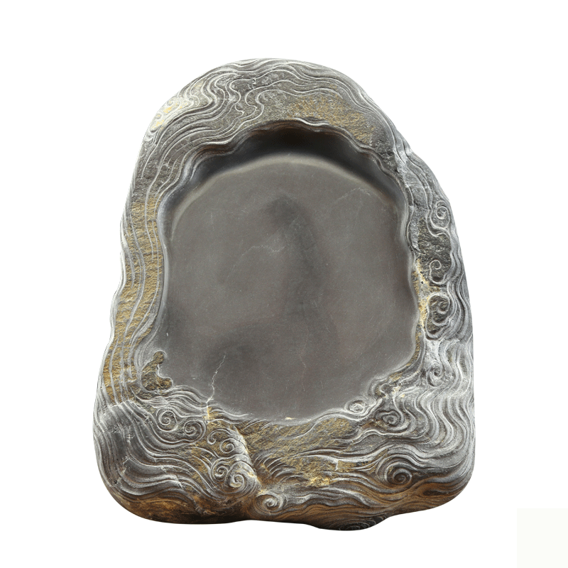 端砚坑仔岩《行云流水》砚