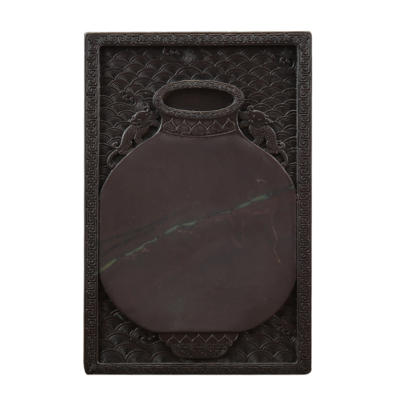 端砚坑仔岩《四海昇平》砚