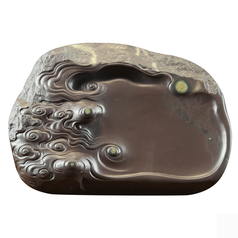 端砚坑仔岩《灵霄气象》砚