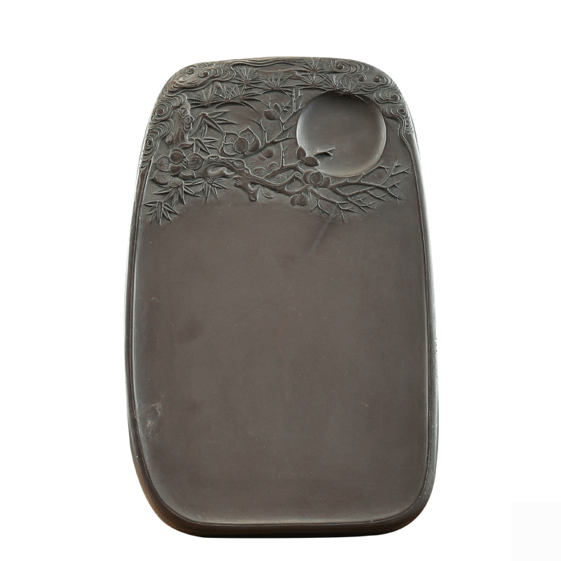 端砚坑仔岩《岁寒三友》砚