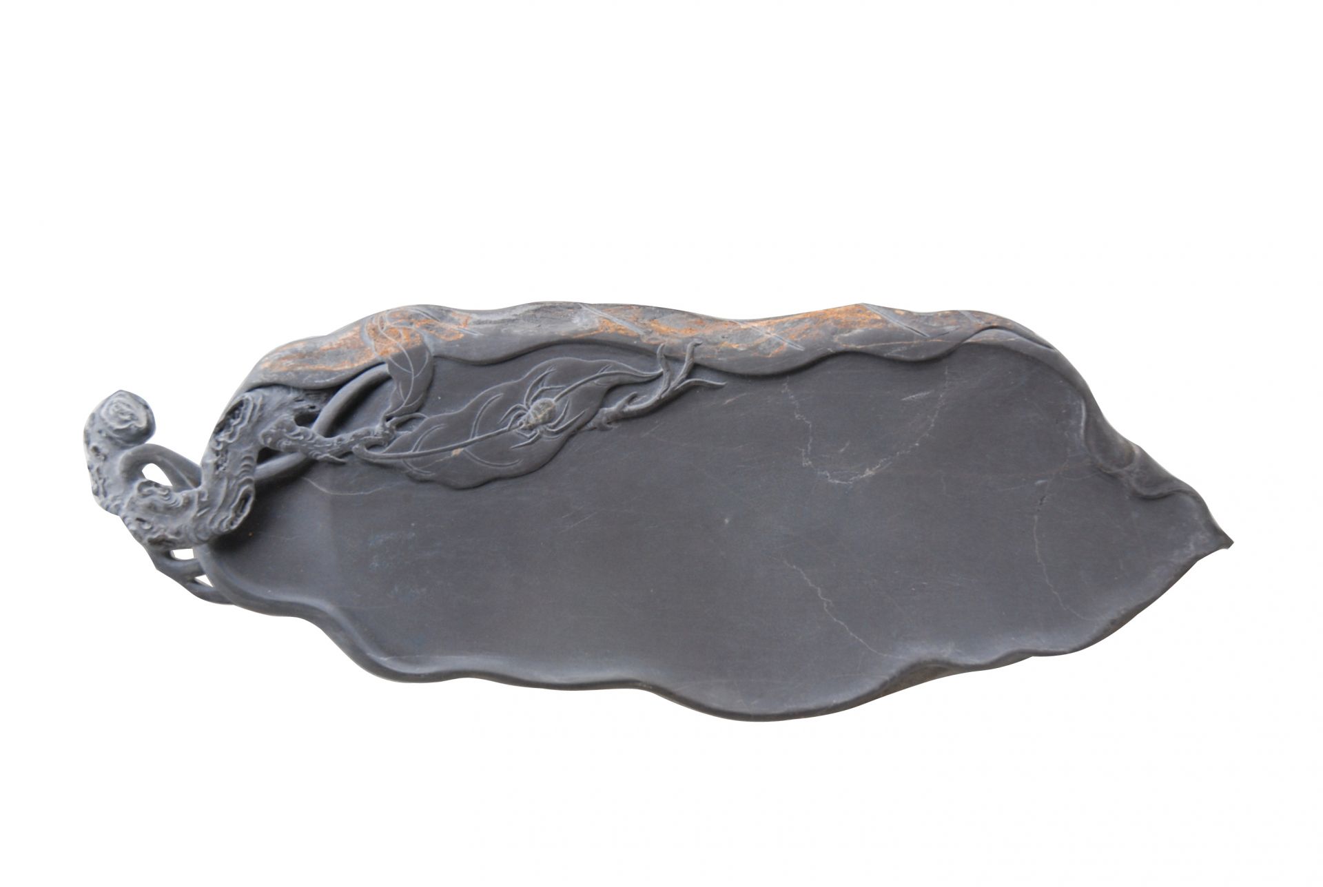 老坑《秋叶砚》