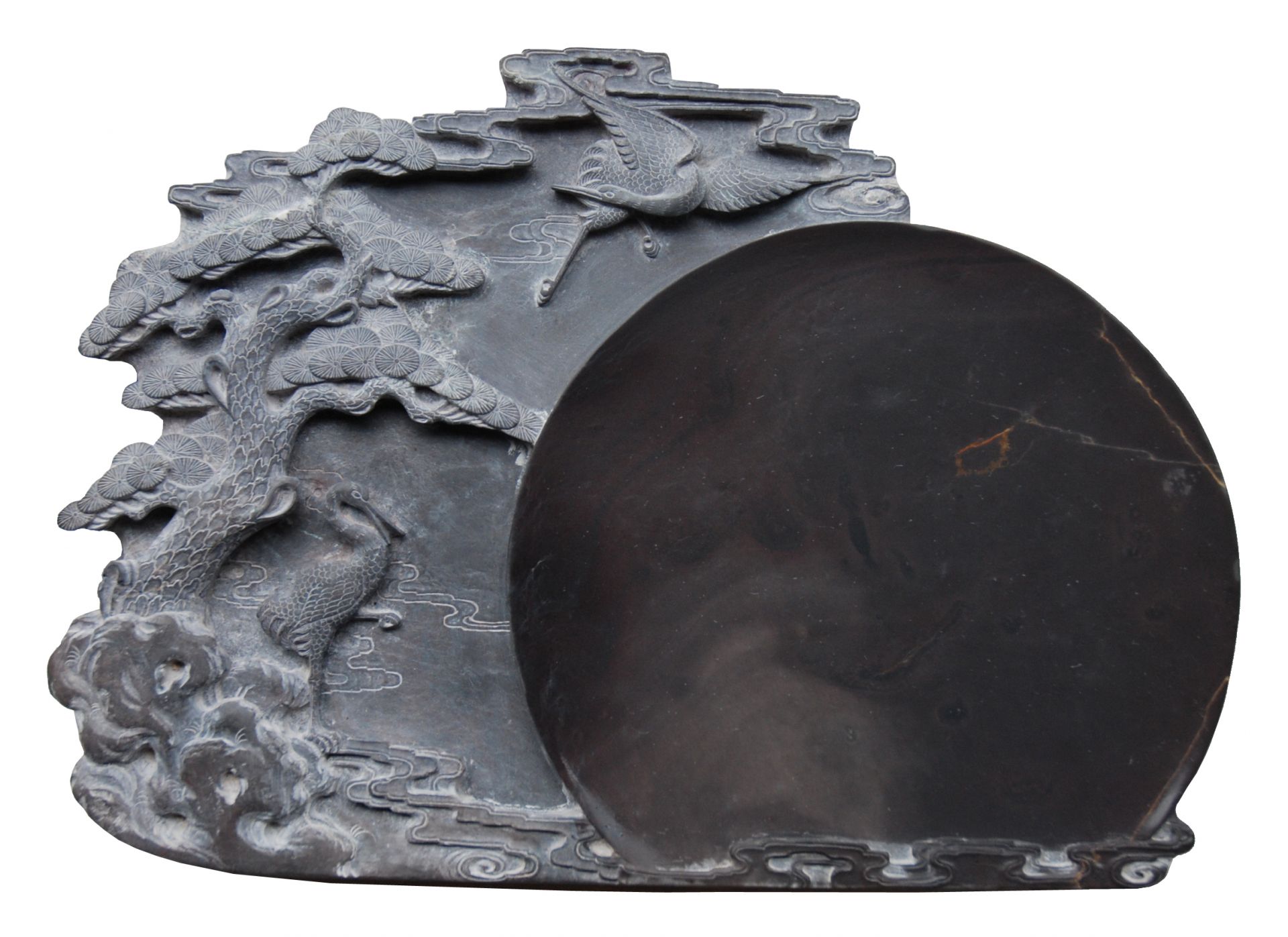 老坑《松鹤延年砚》