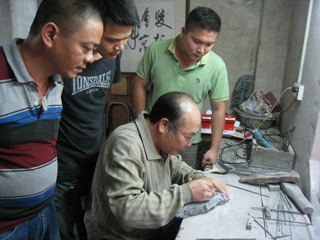 程文授徒工作照